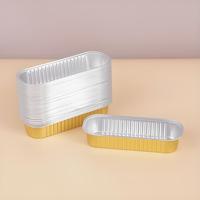 Boîte en aluminium jetable pour durian, vente en gros d'usine, conteneur d'emballage en feuille d'aluminium argentée pour les magasins de fruits et les entreprises de pâtisserie