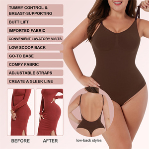 Bán buôn Đảng mặc Tummy kiểm soát Shapewear điêu khắc bodysuit cơ thể liền mạch Shaper thong Shapewear cho phụ nữ - Product Image 4