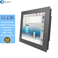 15.6" Monitor Embedded Mount Resistive Touch Screen DVI 8-21.5" 1280x1024 OEM Business Series 1-Year Warranty
