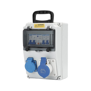 Boîtier de prises 2P32A RCD + 1P16A MCB + 10A 5 trous + 16A 3 broches. Personnalisation possible, contactez le service client pour un devis. Boîtier de prises. - Product Image 1