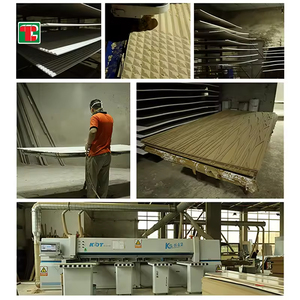 Nhà Máy bán hàng trực tiếp painel canelado em kết cấu dập nổi <span class=keywords><strong>MDF</strong></span> Ốp 3D <span class=keywords><strong>MDF</strong></span> trang trí chạm khắc trang trí thiết kế tường Bảng điều khiển - Product Image 6