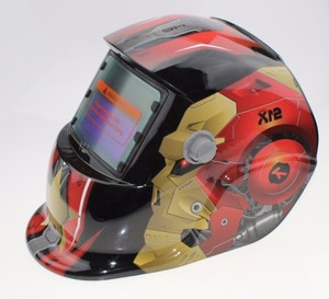 Calcomanías <span class=keywords><strong>de</strong></span> <span class=keywords><strong>Iron</strong></span> <span class=keywords><strong>Man</strong></span> Negras, Cascos <span class=keywords><strong>de</strong></span> Soldadura con Oscurecimiento Automático Personalizados Solares - Product Image 5