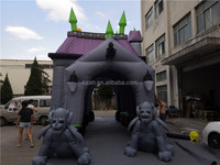 Décorations de scène d'Halloween, squelettes de zombies gonflables réalistes pour les fêtes