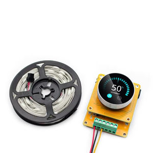 Controlador LED Makerfabs Matouch de 1.28 Pulgadas, Control de 2 Canales para Tiras WS2812 Simultáneamente, 300 Piezas, Corriente Máxima de 6A, C833 - Product Image 1