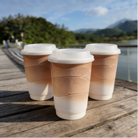 Gobelets en mousse 3D personnalisés en papier alimentaire imprimé – Contenants pour boissons chaudes ou froides à emporter (café, jus)