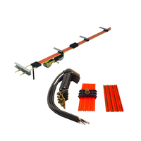 Rail d'alimentation électrique sans soudure 3P 4P 6P 60A pour grue de sécurité