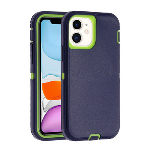 Coque de protection 3-en-1 pour <span class=keywords><strong>iPhone</strong></span> 16 17 16E 15 14 Plus 13 <span class=keywords><strong>12</strong></span> 11 Pro Max <span class=keywords><strong>Mini</strong></span> – Housse hybride antichoc robuste - Product Image 1