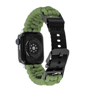Correa de repuesto ajustable para deportes al aire libre Paracord para Apple Watch Band 38 40 41 42 44 45 49 Mm para <span class=keywords><strong>Iwatch</strong></span> Ultra 9 8 7 6 5 - Product Image 4