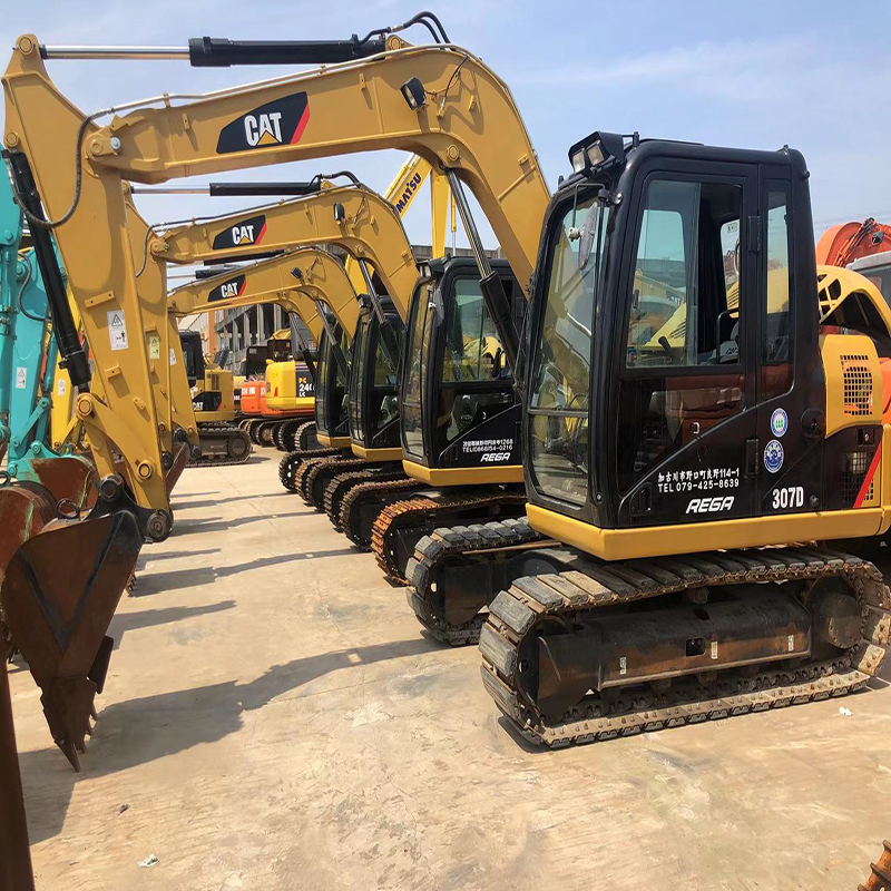 Хорошее состояние, оригинальное японское тяжелое оборудование CAT307D, б/у экскаватор, гусеничный экскаватор