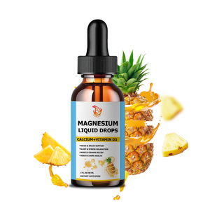 Suplementos Herbales al por Mayor de Fábrica con L-Teanina y Bromelina para Apoyar la Relación Muscular y la Recuperación, Gotas Líquidas de Magnesio - Product Image 1