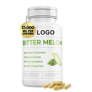 Suplemento OEM Personalizado, Cápsulas de Extracto de Melón Amargo Natural, Multivitaminas, Suplementos Nutricionales, Cápsulas de Melón Amargo - Product Image 1