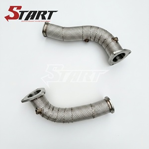 Collecteur d'échappement haute performance pour Maserati Quattroporte M139 4.7L V8 Sport GT S 2008-2012 en acier inoxydable sans catalyseur - Product Image 2