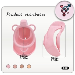 Jaula de Castidad de Resina FRRK-3202 SISSY con Orificio Redondo, Cinturón de Castidad Metálico, Juguetes Sexuales para Hombres Gay - Product Image 4