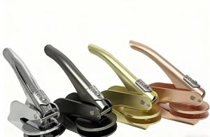 Sello de Grabado Personalizado con Mango Metálico para Decoración de Bodas y Pegatinas para Sobres de Papel, Logotipo Manual - Product Image 5