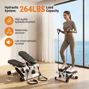 Máquina de Ejercicio de Pedales, Mini Escaladora Portátil Ajustable con Marco de Acero para Fitness en Casa - Product Image 2