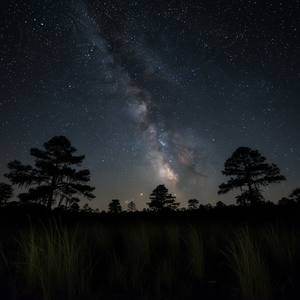 Camiseta de manga larga Kissimmee Prairie State Park, producto promocional para observar las estrellas en el cielo nocturno de Florida - Product Image 3