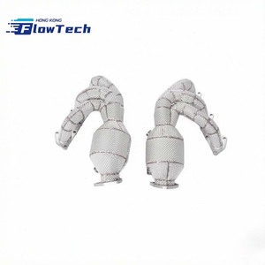 ท่อร่วมไอเสียแบบไหลสูง ความยาวเท่ากัน วัสดุสแตนเลส T304L สำหรับ Porsche 718 GT4 4.0L - Product Image 5