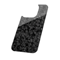 Logo personnalisé magnétique en gros pour iPhone 13 14Pro 15 16 Pro Max étuis en feuille vierge en Fiber de carbone forgé véritable