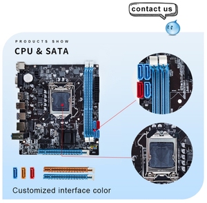 คอมโบเมนบอร์ด B75สำหรับเกมเดสก์ท็อปเมนบอร์ด DDR3 B75แรมพร้อมช่องใส่ M2 - Product Image 6
