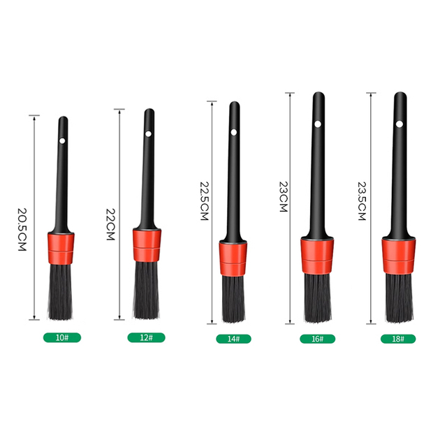 5Pcs Car Detailing Brush Auto Car Wash Cleaning Tools Detailing Set Dashboard Accessories Air Outlet Cleaning Brush