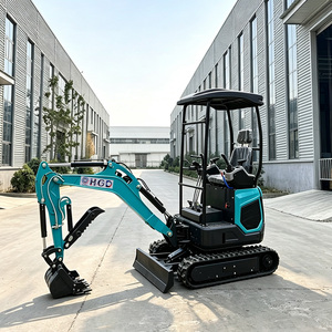 Mini-excavatrice hydraulique sur chenilles de 1 tonne pour travaux de paysagisme professionnels - Product Image 1
