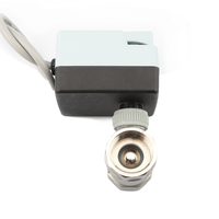 Vanne à boisseau sphérique motorisée 2 voies BSP NPT avec actionneur électrique 12V/24V/110V/220V pour eau OEM