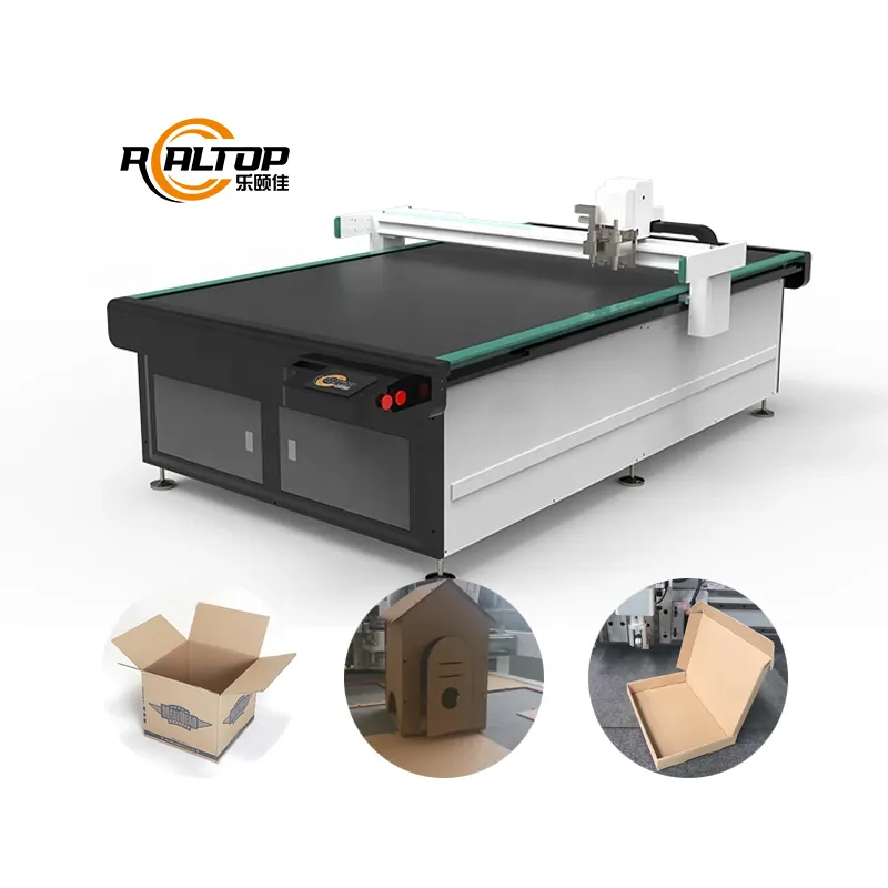 Kỹ thuật số phẳng cắt hộp carton làm máy Sticker giấy plotter Máy cắt các tông Bìa dao cắt