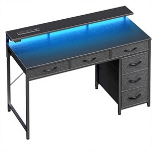 Bureau d'ordinateur en métal à prix abordable, avec tiroir, idéal pour la maison, la lecture et l'étude - Vente chaude - Product Image 2