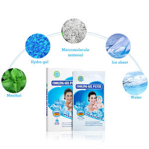 Çin toptan düşük fiyat ile soğutucu jel plaster kaliteli soğutma aşağı jel yama jel soğutma aşağı levha - Product Image 1