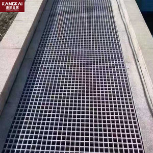 Сверхпрочная горячеоцинкованная противоскользящая Антикоррозийная дренажная система проходов по индивидуальному заказу, стальная решетка с запрессовкой - Product Image 2