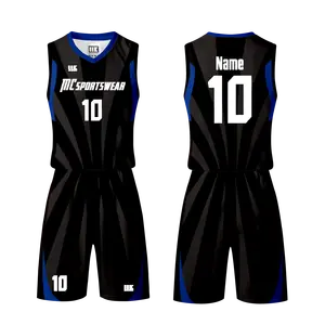 Atacado alta qualidade sublimação adulto define unisex personalizado basquete jersey uniformes