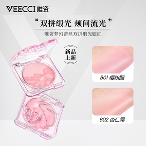 Colorete de dos tonos satinado con encaje de ensueño VEECCI - Product Image 6