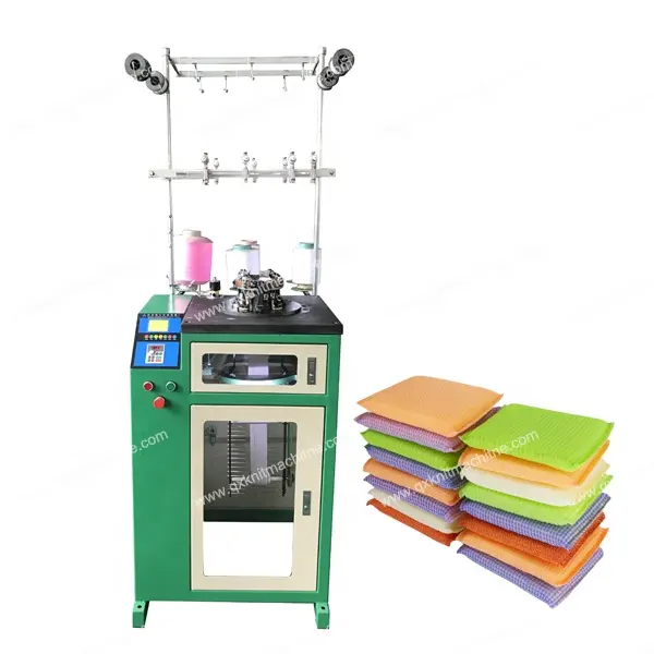 Schrobber Machine Plastic Schuursponsje Breimachine