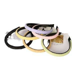Diadema de tela estilo coreano con lazo, colores mixtos, lentejuelas, accesorio para el cabello de regalo para niños - Product Image 5