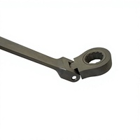 Clé à cliquet combinée à tête flexible en titane Oak Titanium Tools, 8 mm, métrique, qualité industrielle, légère, résistante à la corrosion