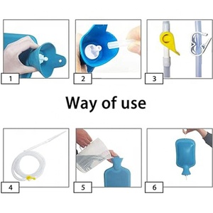 NZMAN Kit de <span class=keywords><strong>lavement</strong></span> le plus vendu, sac de <span class=keywords><strong>lavement</strong></span> de 2L, tuyau en silicone de 5,0 pieds de long, 5 embouts réutilisables multi-tailles pour les lavements de nettoyage détox <span class=keywords><strong>du</strong></span> côlon - Product Image 5