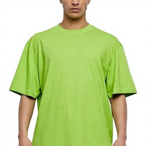 เสื้อยืดโอเวอร์ไซส์ทรงคลาสสิกขายดีสำหรับผู้ชาย ไหล่ตก ผ้าเจอร์ซีย์คอตตอน 100% 240 GSM รับผลิตแบบ OEM ขายส่งโดยตรง - Product Image 5