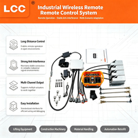 Télécommande radio industrielle sans fil pour grue de camion, hydraulique, 4 leviers, étanche IP65, CE FCC, proportionnelle, 12V 24V, 100m