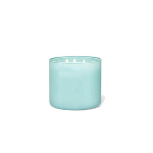 Scented <b>Candle</b> 3 <b>Wicks</b> Green Soy Wax Glass Jar Fragrance Home Decor - Product Image 1