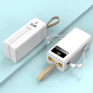 Nhà Máy giá tốt nhất 4USB + PD New công suất lớn 100000mAh ngân hàng điện LED hiển thị nhanh sạc ngoài trời PD 66 Wát Lithium chủ - Product Image 5