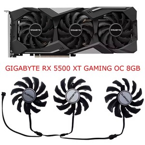 75MM,T128010SU,GA81S2U,PLD08010S12HH,Refroidisseur de GPU,Pour <span class=keywords><strong>GIGABYTE</strong></span> RX 5600 <span class=keywords><strong>5700</strong></span> 6700 <span class=keywords><strong>XT</strong></span> GAMING,<span class=keywords><strong>GIGABYTE</strong></span> RTX2060 SUPER GAMING OC 8G - Product Image 6