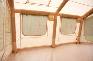 Cắm trại <span class=keywords><strong>Inflatable</strong></span> lều trong màu be, 13.6 mét vuông ngoài trời, không cần phải xây dựng hai phòng không thấm nước cắm trại <span class=keywords><strong>Inflatable</strong></span> lều - Product Image 5