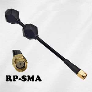 Antenne verticale double ABSY à gain élevé 6dBi 5.8G 5500-5950Mhz /RPSMA pour accessoires de drone FPV RC Quadcopter Freestyle - Product Image 5