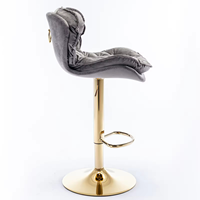 Tabouret de bar moderne et simple pour salon de coiffure, pivotant, avec dossier, pour usage domestique, chaise de bar élévatrice de luxe léger pour caisse enregistreuse