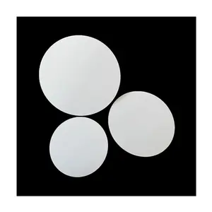 2024 Custom 8" 10" 12" 15" White Dye Sublimation Aluminum Round Circle Discs Sheet Metal Photo Panel Metal Round Blank