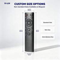 Télécommande universelle automatique à code fixe KEYUAN TY-17F, 20 m, en plastique ABS, pour appareils électroménagers