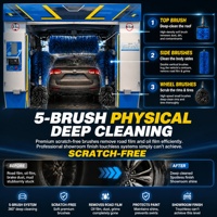Máquina Automática de Lavado de Autos CF-320C con 5 Cepillos Recíprocos, Sistema de Lavado de Alta Velocidad en 3 Minutos y 35 Segundos para Gasolineras, Venta al Por Mayor