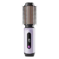 Sikat Rambut Pelurus & Pengikal Tanpa Kabel Eksklusif Lintas Batas, Dua Fungsi Pelurus/Pengikal, 2600 MAh, Dapat Diisi Ulang, Elektrik