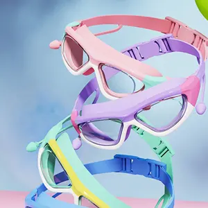 Occhiali da nuoto con montatura piccola per bambini OEM con tappi per le orecchie occhiali da nuoto antiappannamento per bambini ragazzi ragazze <span class=keywords><strong>piscina</strong></span> bambini occhiali da spiaggia - Product Image 3