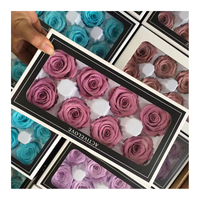 Vente en gros de roses naturelles douces Rêves de grade A 50 couleurs Infini immortel éternel pour toujours Stabilisé Roses conservées dans une boîte-cadeau Roses entières